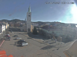 Náměstí, koste sv. Markéty