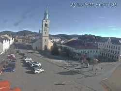 Náměstí, koste sv. Markéty