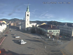 Náměstí, koste sv. Markéty