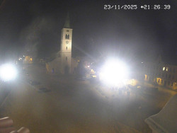 Náměstí, koste sv. Markéty