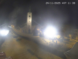 Náměstí, koste sv. Markéty