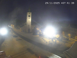 Náměstí, koste sv. Markéty