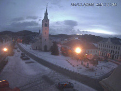 Náměstí, koste sv. Markéty