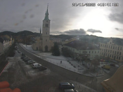 Náměstí, koste sv. Markéty