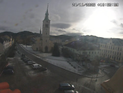 Náměstí, koste sv. Markéty