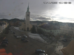 Náměstí, koste sv. Markéty