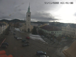 Náměstí, koste sv. Markéty