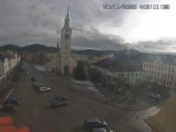 Náměstí, koste sv. Markéty