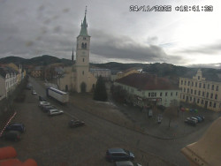 Náměstí, koste sv. Markéty