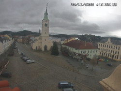 Náměstí, koste sv. Markéty