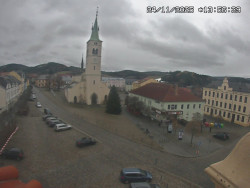 Náměstí, koste sv. Markéty