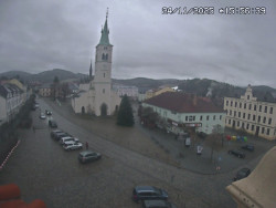 Náměstí, koste sv. Markéty