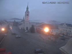 Náměstí, koste sv. Markéty