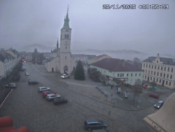 Náměstí, koste sv. Markéty