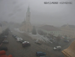 Náměstí, koste sv. Markéty