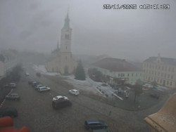 Náměstí, koste sv. Markéty