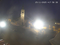 Náměstí, koste sv. Markéty