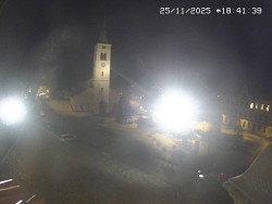 Náměstí, koste sv. Markéty