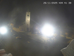 Náměstí, koste sv. Markéty