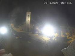 Náměstí, koste sv. Markéty