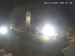 Náměstí, koste sv. Markéty