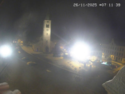 Náměstí, koste sv. Markéty