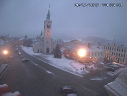 Náměstí, koste sv. Markéty