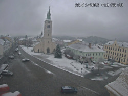 Náměstí, koste sv. Markéty