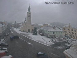 Náměstí, koste sv. Markéty