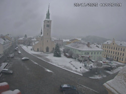 Náměstí, koste sv. Markéty