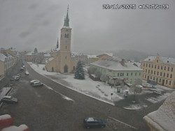 Náměstí, koste sv. Markéty