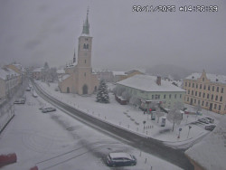 Náměstí, koste sv. Markéty