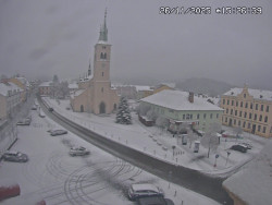 Náměstí, koste sv. Markéty