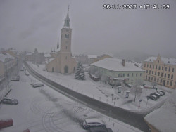 Náměstí, koste sv. Markéty