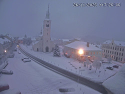 Náměstí, koste sv. Markéty