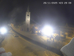 Náměstí, koste sv. Markéty