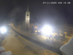 Náměstí, koste sv. Markéty