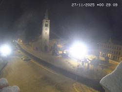 Náměstí, koste sv. Markéty