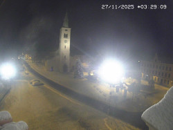 Náměstí, koste sv. Markéty