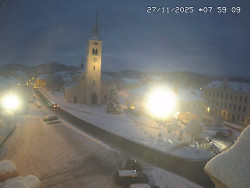 Náměstí, koste sv. Markéty