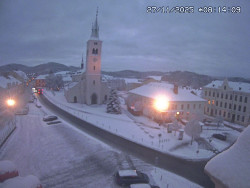 Náměstí, koste sv. Markéty