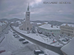 Náměstí, koste sv. Markéty