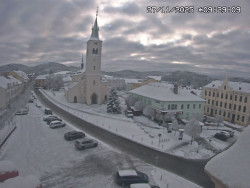 Náměstí, koste sv. Markéty