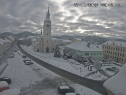 Náměstí, koste sv. Markéty