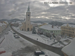 Náměstí, koste sv. Markéty