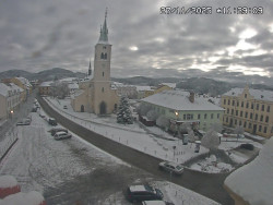 Náměstí, koste sv. Markéty