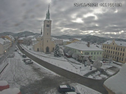 Náměstí, koste sv. Markéty