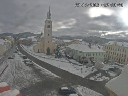 Náměstí, koste sv. Markéty