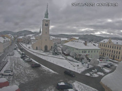 Náměstí, koste sv. Markéty