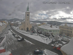 Náměstí, koste sv. Markéty